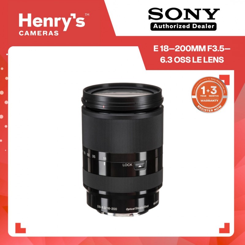 Sony E 18–200 mm F3.5–6.3 OSS LE